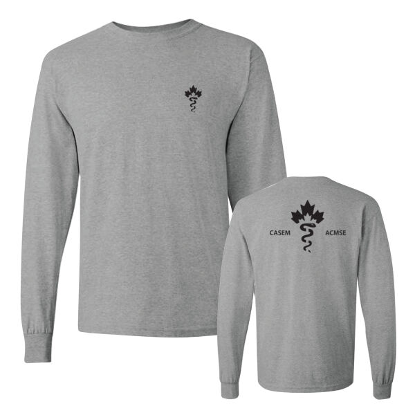 Gildan Unisex Caduceus Front & Back Printed Long Sleeve Thumbnail