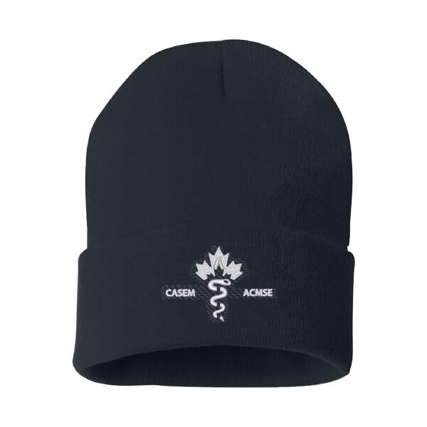 Sportsman Adult Bilingual Caduceus Embroidered Cuffed Toque Thumbnail