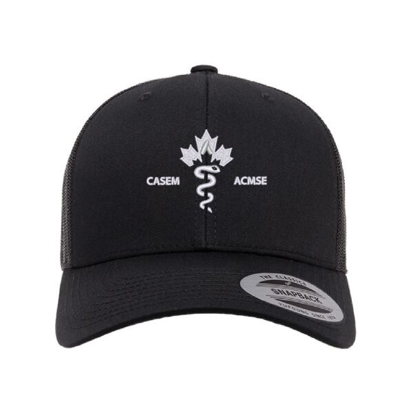 YP Classics Adult Bilingual Caduceus Embroidered Trucker Cap Thumbnail