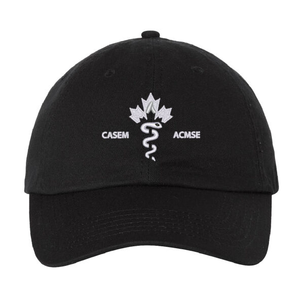 Valucap Adult Bilingual Caduceus Embroidered Dad Cap Thumbnail