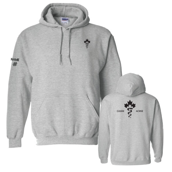 Gildan Unisex Caduceus Front & Back Printed Hoodie Thumbnail